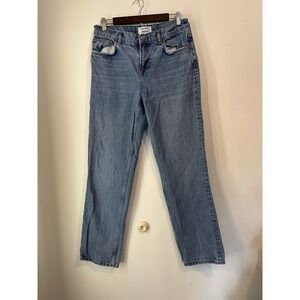 Reformation Jeans Addison Low Rise Relaxed Size 28 Light Wash Comfort Stretch